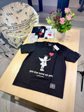 Lifted angel heavyweight  oversize tee black