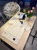 For the love of God og logo heavyweight tee beige